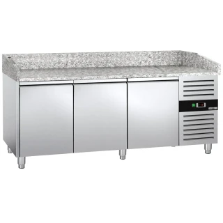 Chladicí stůl na pizzu ECO - 2000x800 mm - se 3 dveřmi
