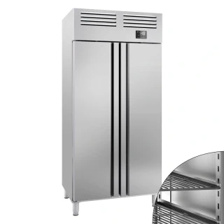 Nerezová mrazicí skříň PREMIUM PLUS - GN 1/1 - 745 L - Se 2 dveřmi