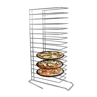 Držák na pizzu - s 15 přihrádkami