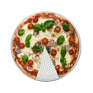 Pizza síto - Hliník - Perforované - Ø 250 mm