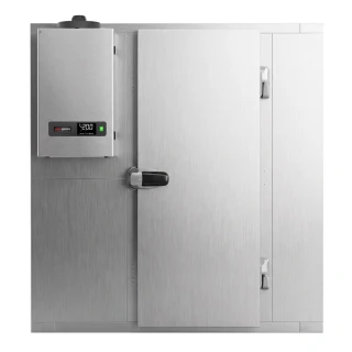 Nerezový mrazicí box - 1800x1500 mm - 3,47 m³ - vč. mrazicí jednotky a lamel