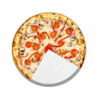 Pizza síto - Hliník - Perforované - Ø 250 mm