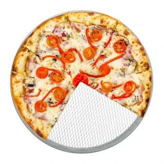 Pizza síto - Hliník - Perforované - Ø 300 mm