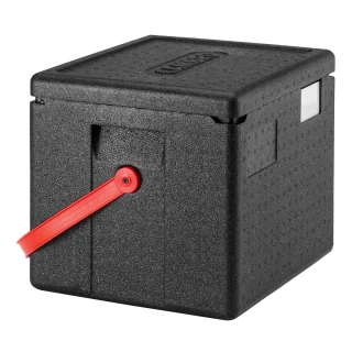 CAMBRO | CAM GOBOX® - Toploader s vrchním plněním poloviční GN 1/1 - s popruhem na přenášení v červené barvě