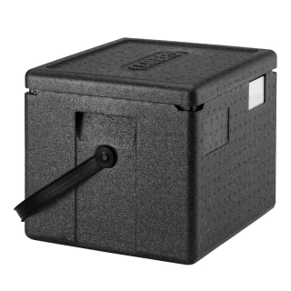 CAMBRO | CAM GOBOX® - Toploader s vrchním plněním poloviční GN 1/1 - s popruhem na přenášení v černé barvě