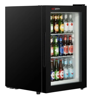 Minibarová lednička - 440 mm - 62 L - se skleněnými dveřmi