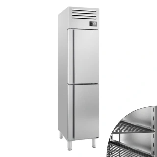 Nerezová chladicí skříň PREMIUM PLUS - GN 1/1 - 325 L - Se 2 dveřmi