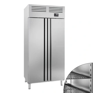 Nerezová chladicí skříň PREMIUM PLUS - GN 1/1 - 745 L - Se 2 dveřmi
