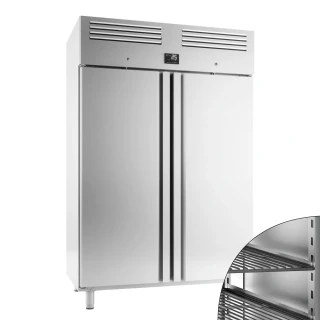 Pekařská nerezová lednice Premium Plus - EN 600x400 - 1240 L - se 2 dveřmi