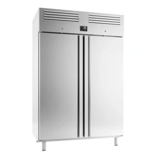Nerezový pekárenský mrazák Premium PLUS - EN 600x400 - 1240 L - se 2 dveřmi
